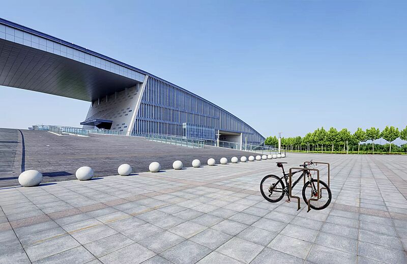 Anlehnbügel ANZIO, Breite 660 mm, in corten