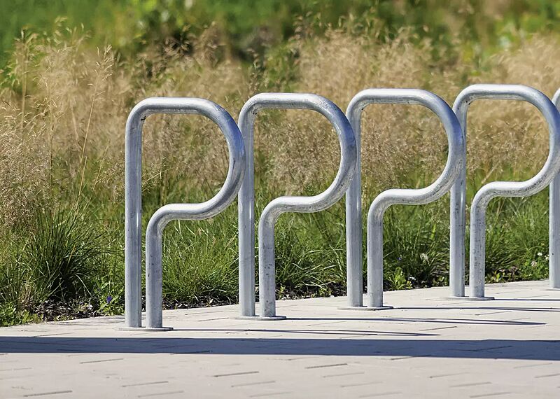 Anlehnbügel BIKEPARK, zum Aufdübeln