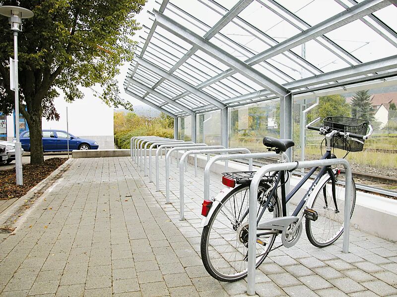 Anlehnbügel FLORIDA ohne Quersteg, feuerverzinkt