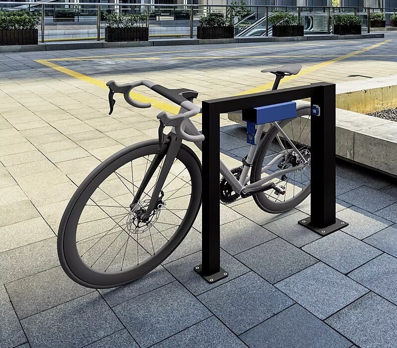 Anlehnbügel mit Ladebox BETIM, 2 Stellplätze