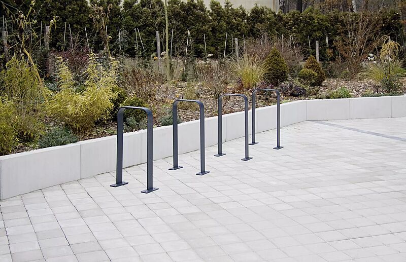 anlehnbuegel-tampa__shoKAT0053959 Anlehnbügel TAMPA ohne Innenbügel, zum Aufdübeln, Breite 350 mm, in RAL 7016 anthrazitgrau