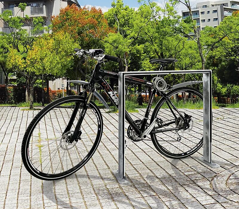 Anlehnbügel UTAH PROTECT zum Aufdübeln, feuerverzinkt