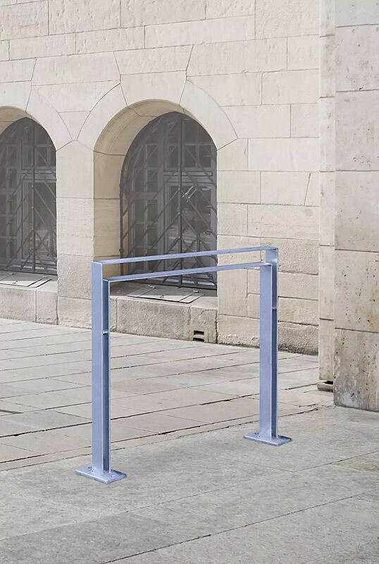 anlehnbuegel-utah__shoKAT0042149 Anlehnbügel UTAH mit Innenbügel hoch, zum Aufdübeln, feuerverzinkt