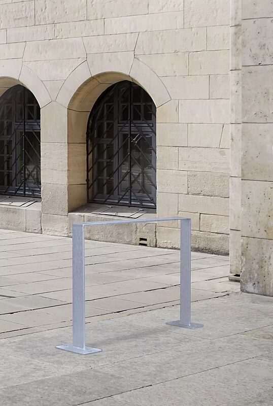 anlehnbuegel-utah__shoKAT0057663 Anlehnbügel UTAH ohne Quersteg, zum Aufdübeln, feuerverzinkt