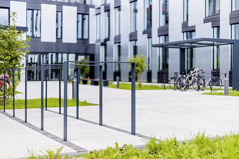 anlehnbuegel-utah__shoKAT0069903 Anlehnbügel UTAH ohne Quersteg, zum Einbetonieren, in RAL 7016 anthrazitgrau