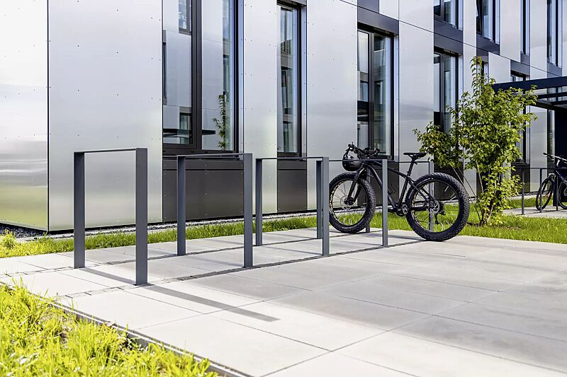 anlehnbuegel-utah__shoKAT0069908 Anlehnbügel UTAH ohne Quersteg, zum Einbetonieren, in RAL 7016 anthrazitgrau