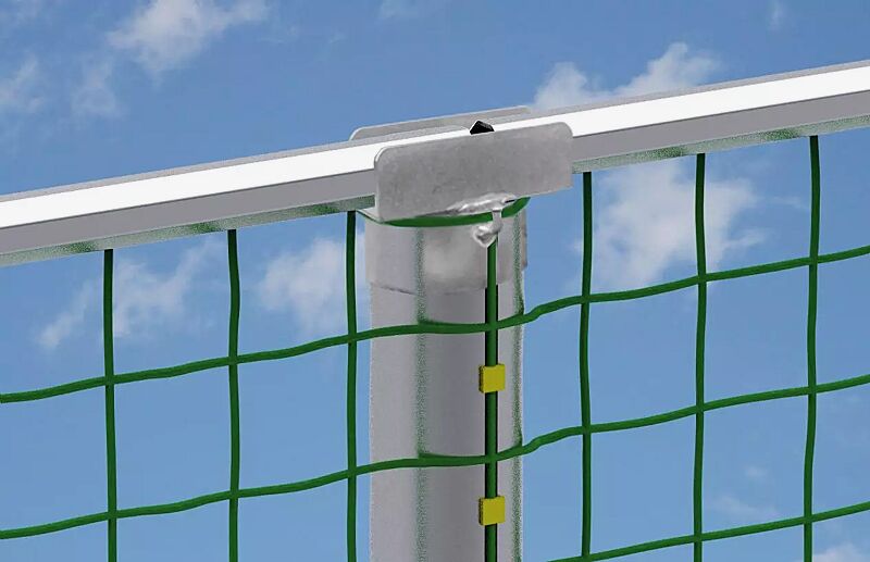 ballfang-anlage-brasilia__shoKAT0054591 Detail: Quertraverse mit Netzhakennut