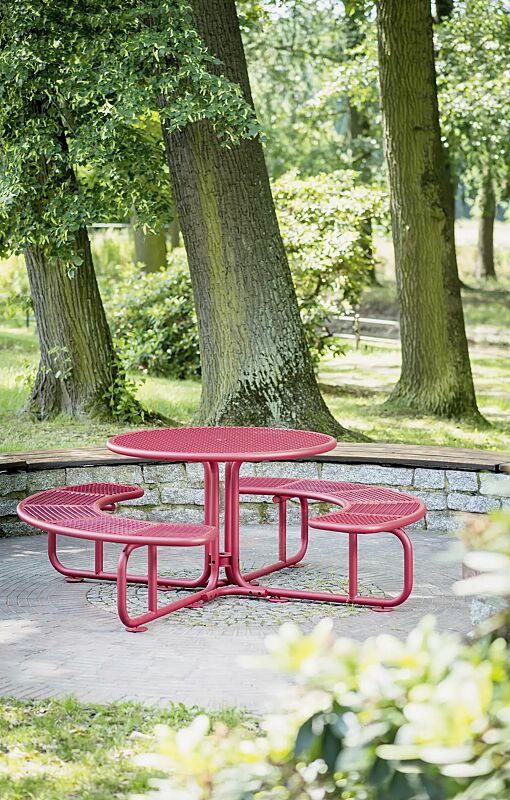 bank-tisch-kombination-pavia__shoKAT0057984 Bank-Tisch-Kombination PAVIA in RAL 3003 rubinrot