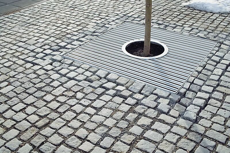 baumschutzrost-und--gitter-arbottura__shoKAT0022293 Baumschutzrost ARBOTTURA, quadratisch, ohne Baumschutzgitter