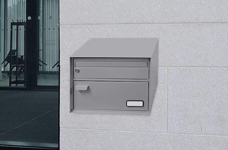 Briefkasten CALAIS nach PTT-Norm in RAL 9007 graualuminium