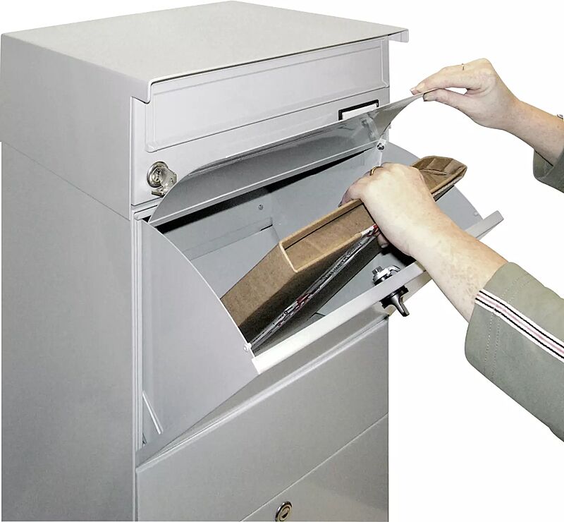 briefkastensystem-cenon-mit-zustellbox__shoKAT0009804 Post in Zustellbox einlegen