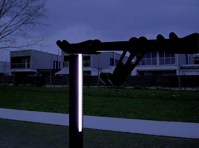 design-lenkerhaltesystem-unit__shoKAT0036606 Detail: Stützenbeleuchtung (Zubehör)