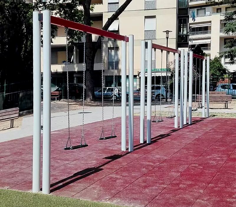 Doppelschaukel BARNY mit 2 Standard-Sicherheitsschaukelsitzen