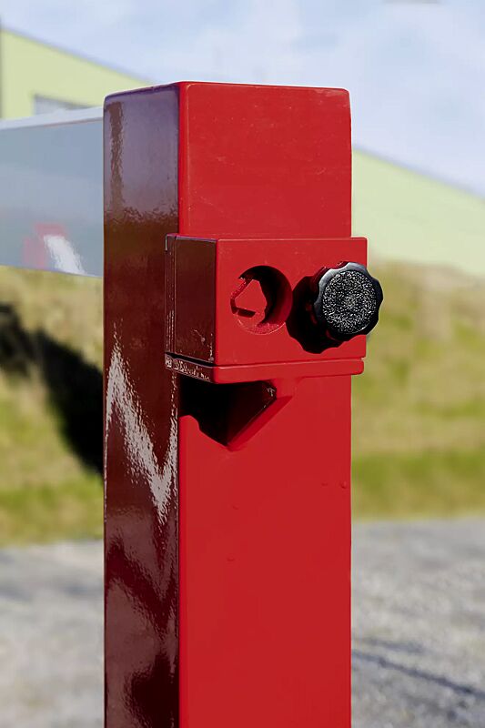 Dreikantschloss (siehe Zubehör)