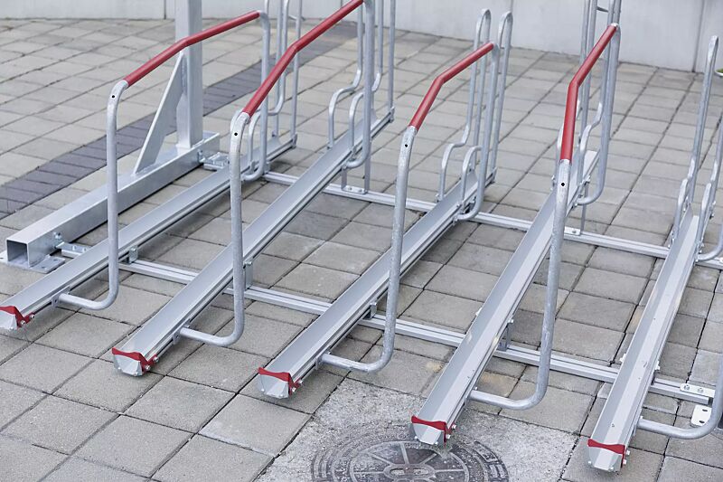 doppelstock-fahrradparksystem-flexhub__shoKAT0055241 Detail: Führungsschienen