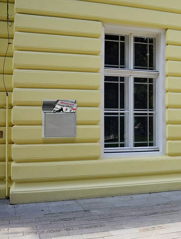 Edelstahl-Briefkasten TALENCE