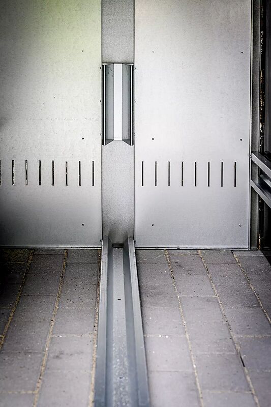 fahrradgarage-lexington__shoKAT0071455 Detail: Einfahrschiene