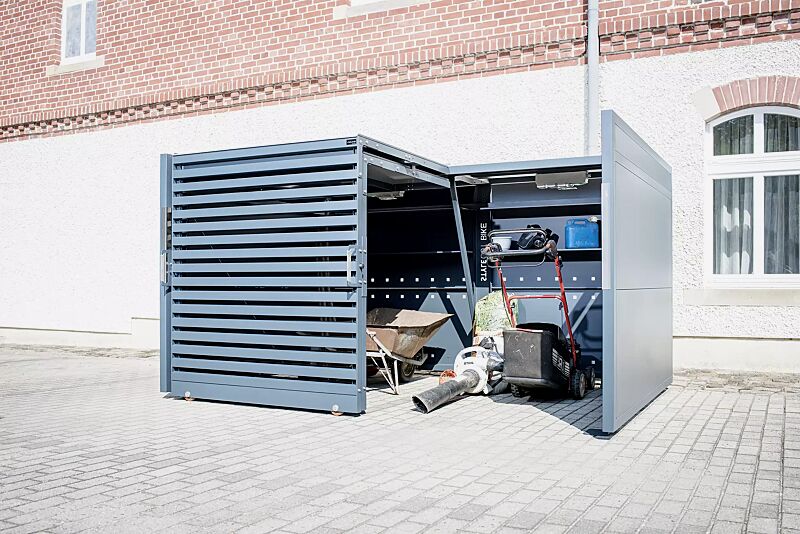 fahrradgarage-styleout-bike__shoKAT0057637 Auch als Geräte-Box nutzbar.