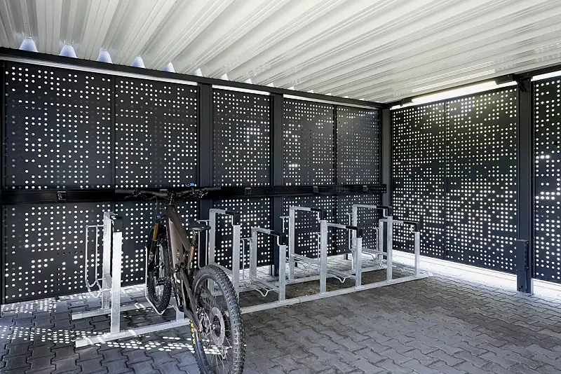 fahrradparker-kontur__shoKAT0077430 2 x Fahrradparker KONTUR einseitig, je 4 Stellplätze