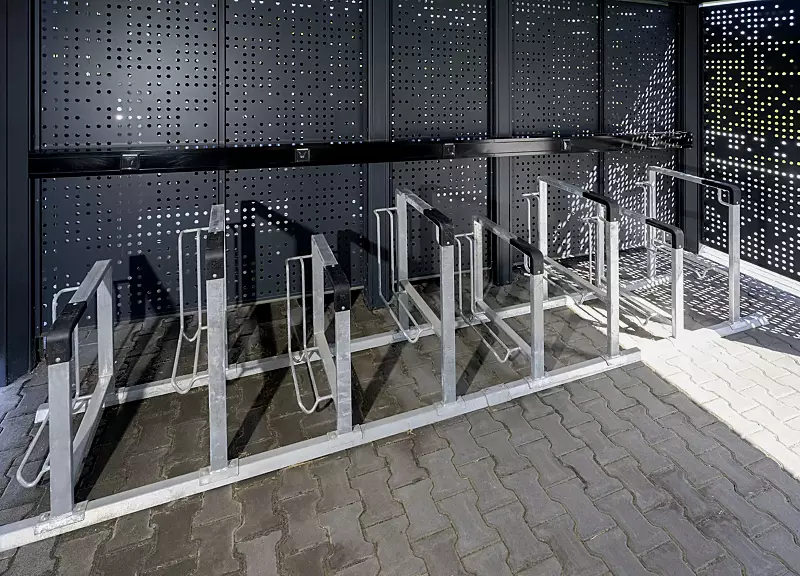 fahrradparker-kontur__shoKAT0077434 2 x Fahrradparker KONTUR einseitig, je 4 Stellplätze