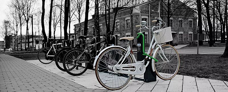 fahrradparksystem-bikeep__shoKAT0060226 Fahrradparksystem BIKEEP, Reihenaufstellung, mit kundenspezifischer RFID-Zugangsberechtigung