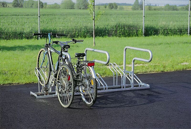 Fahrradständer COLORADO, 90°, verschraubt am Fahrradständer UNIVERSAL