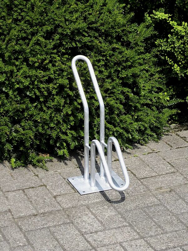 Fahrradständer HERVEY einseitig, tief, zum Aufdübeln, 1 Stellplatz