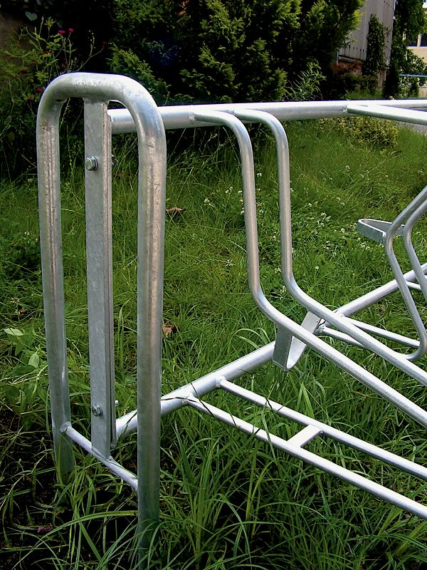 Fahrradständer MADISON, zum Einbetonieren, 5 Stellplätze