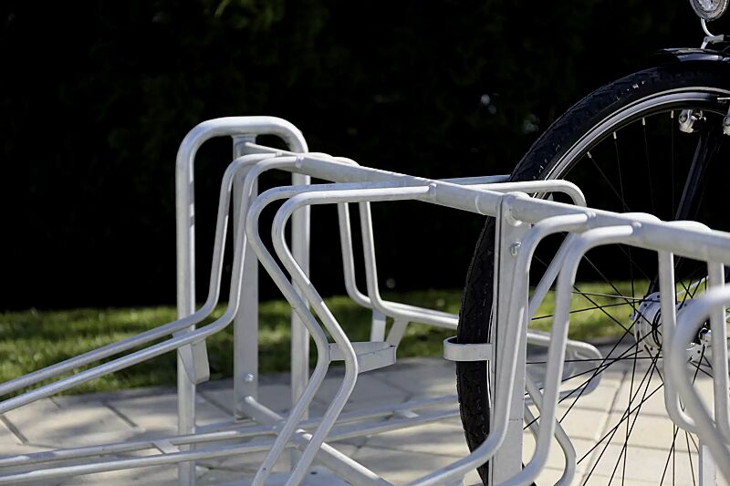 Fahrradständer MADISON, zum Aufdübeln, 10 Stellplätze