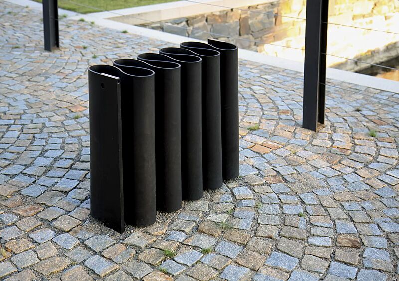 fahrradstaender-meandre__shoKAT0051569 Fahrradständer MEANDRE, Edelstahl