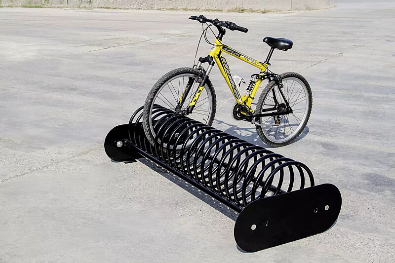 fahrradstaender-memphis__shoKAT0072304 Fahrradständer MEMPHIS ohne Betonsockel, 6 Stellplätze, in RAL 9005 tiefschwarz