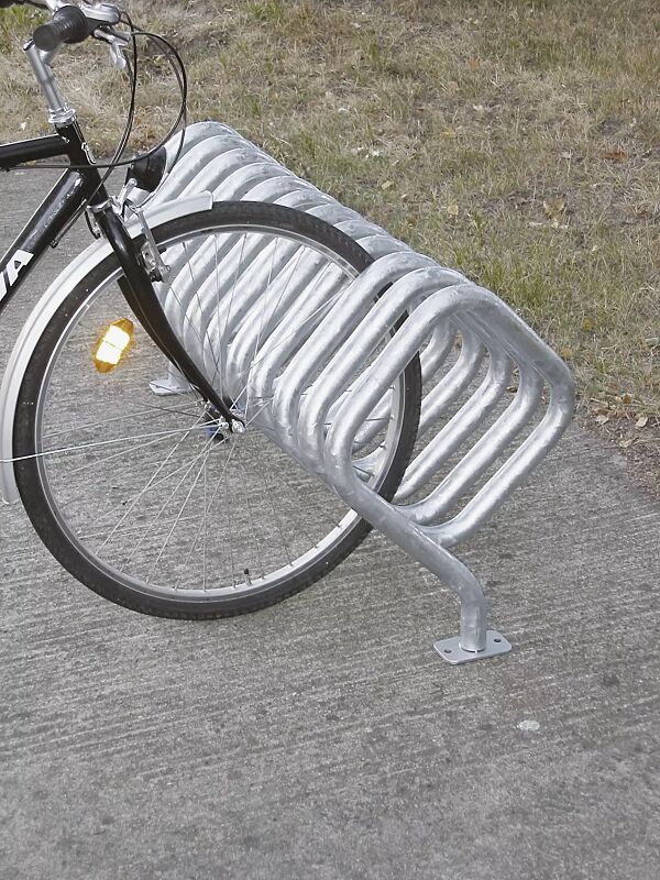 Fahrradständer QUADRA zum Aufdübeln, feuerverzinkt