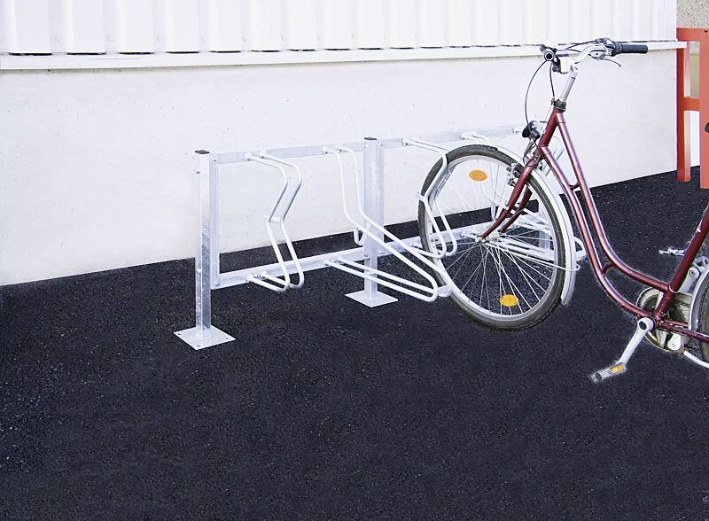 Fahrradständer SALVADOR zum Aufdübeln, 5 Stellplätze