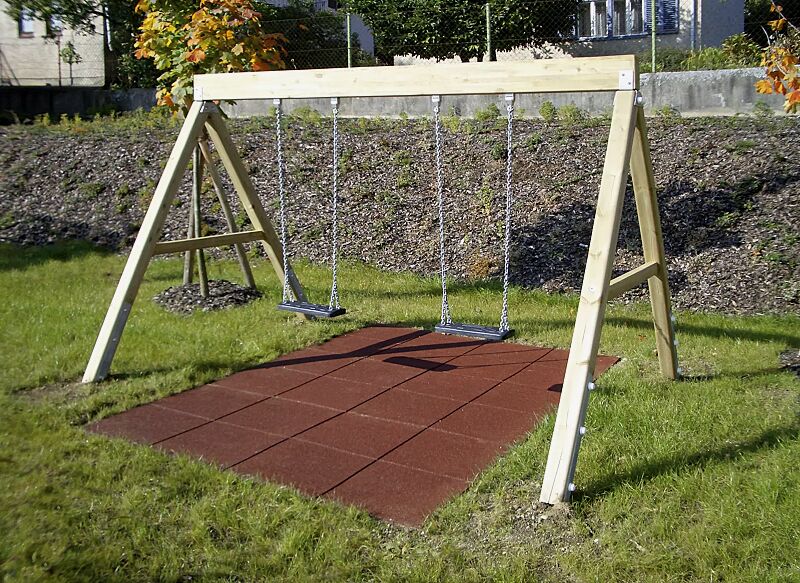 Fallschutzplatten TANDEL und Zweierschaukel GEPETTO