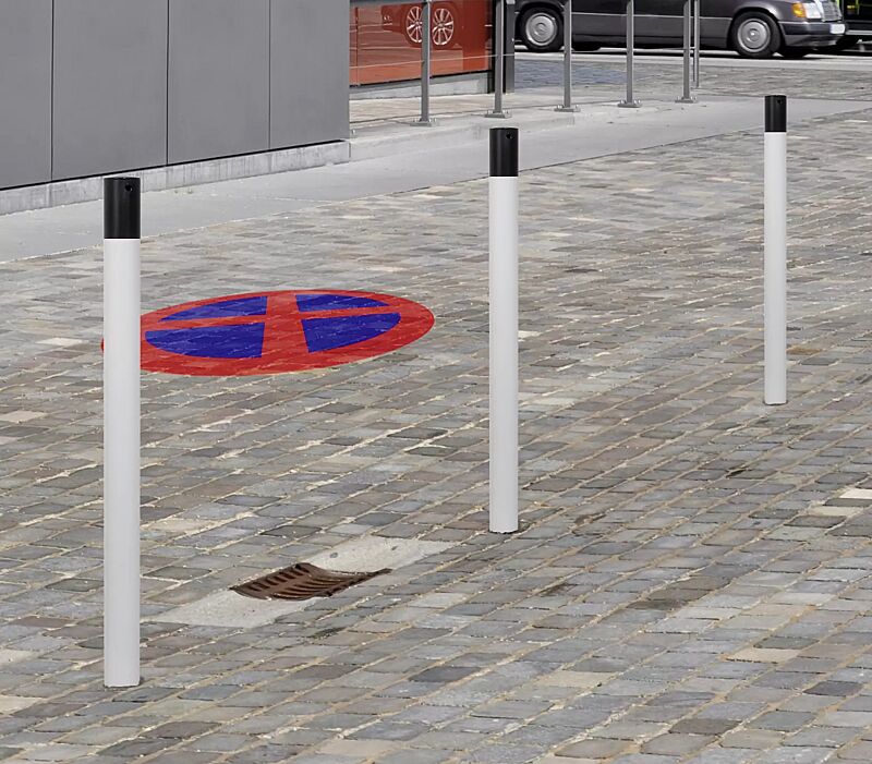 Feuerwehrleitpfosten TURKU, zum Einbetonieren