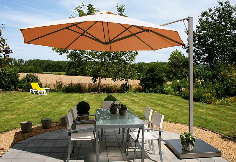 freiarmschirm-single-pole__shoKAT0015123 Freiarmschirm SINGLE POLE, achteckig (Schirmsockel siehe Zubehör)