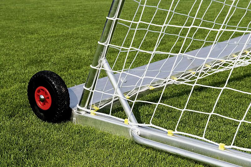 fussballtor-safeness__shoKAT0058596 Detail: Gewichtsrohr inkl. Transportrollen