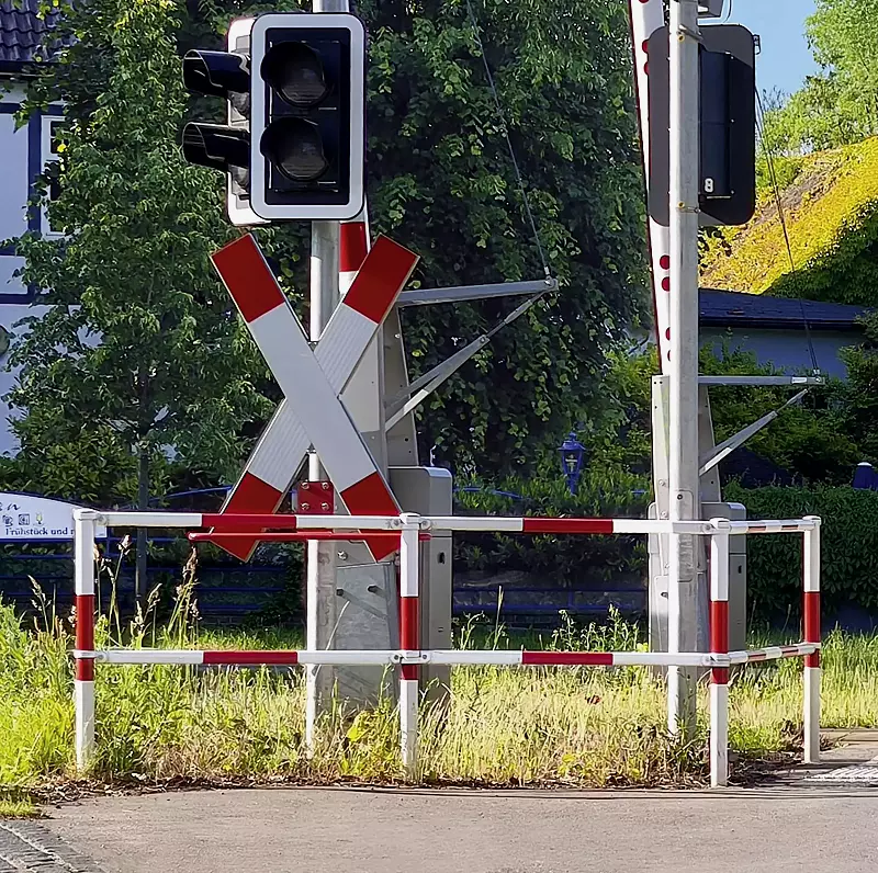 Geländersystem RUGEN, lackiert weiß-rot