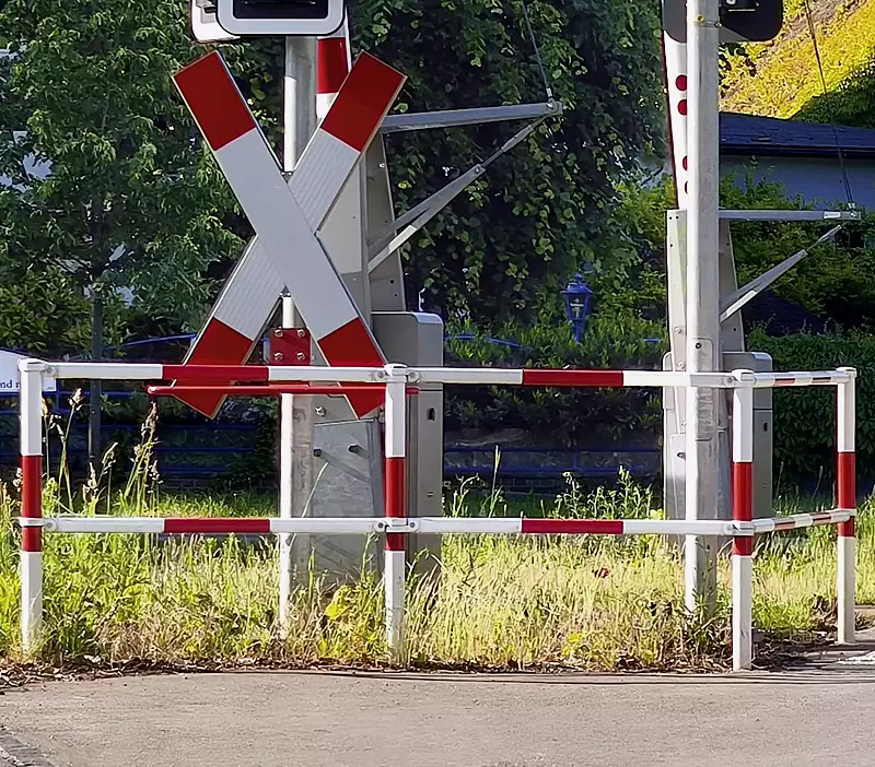 Geländersystem RUGEN, lackiert weiß-rot