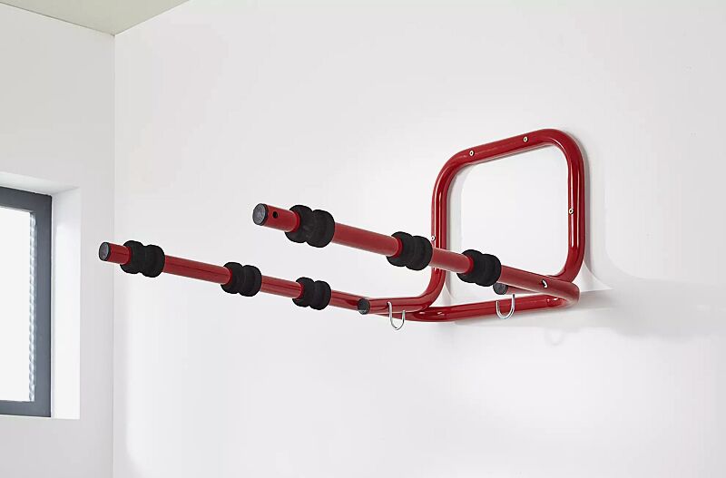 Hängeparker ISLAND, 3 Stellplätze, mit schwarzem Schaumstoff ummantelt