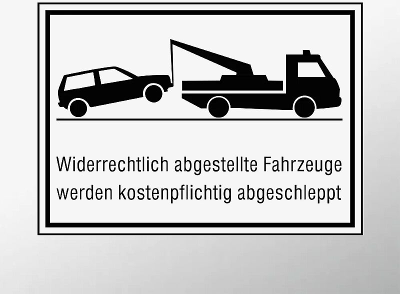 Haltverbotsschild LADEZONE