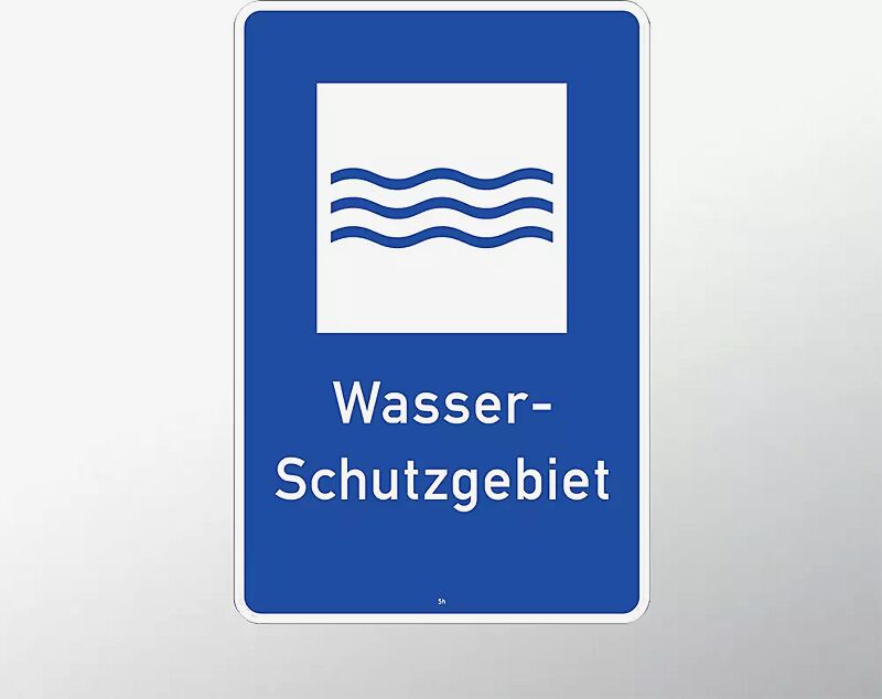 Hinweisschild: Wasserschutzgebiet