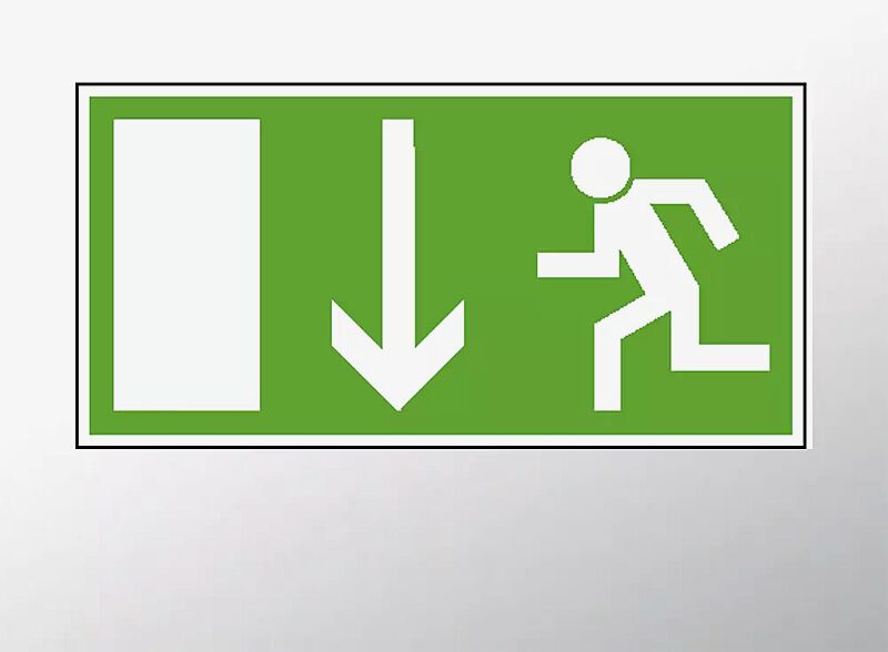 Kennzeichnung NOTAUSGANG