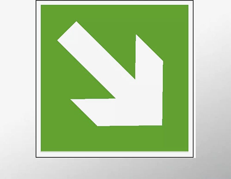 Kennzeichnung "Richtungsangabe aufwärts/abwärts"