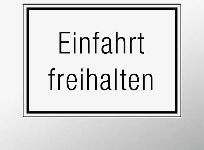 Kennzeichnung von Ein- und Ausfahrten