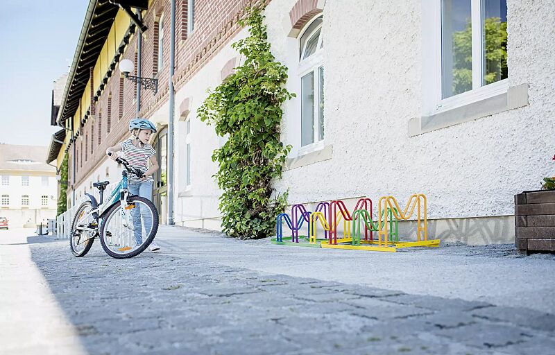 kinderfahrradstaender-maryland__shoKAT0057901 Kinderfahrradständer MARYLAND, 6 Stellplätze, pulverbeschichtet