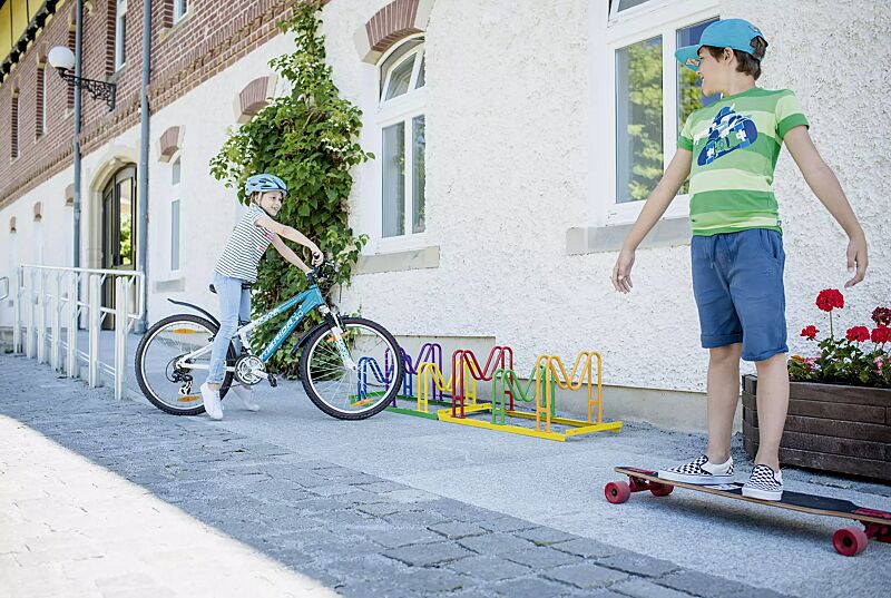 kinderfahrradstaender-maryland__shoKAT0057904 Kinderfahrradständer MARYLAND, 6 Stellplätze, pulverbeschichtet