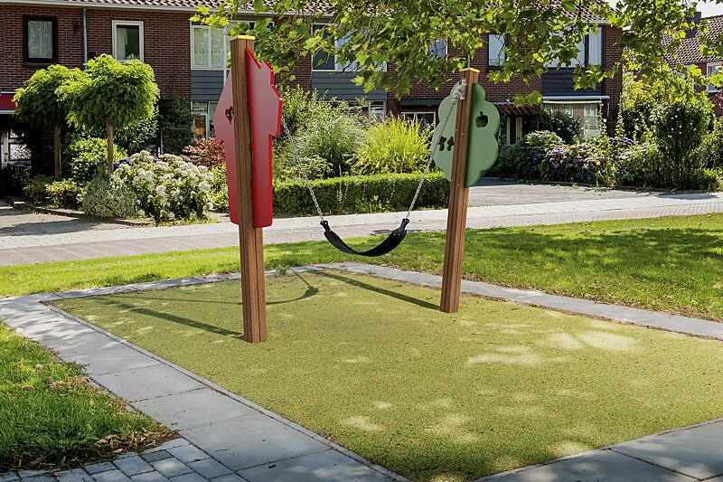 Kleinkindschaukel SWEETY mit flexiblem Schaukelsitz aus Gummi