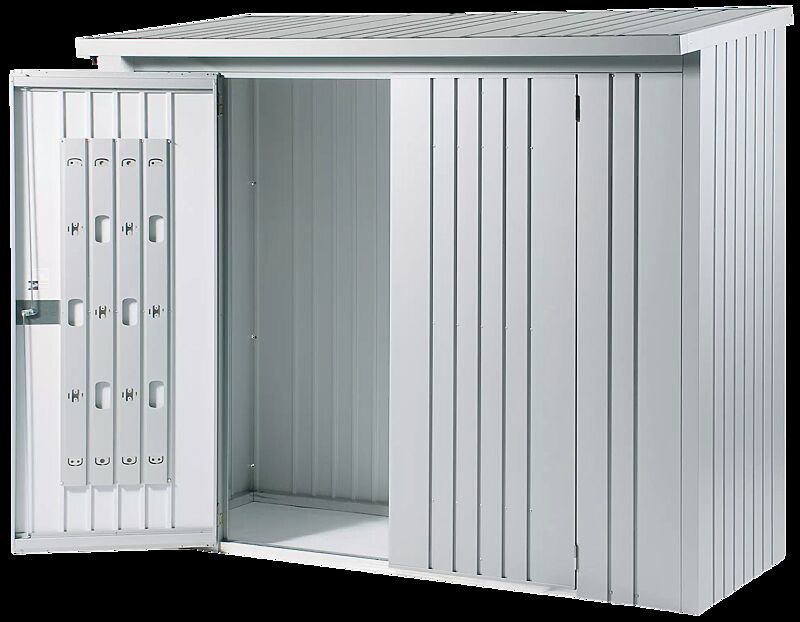 Geräteschrank WOODSTOCK®, Modell 230 in silber-metallic, inkl. Türpaket (gegen Mehrpreis)