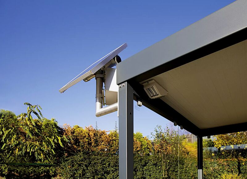 LED-Solar-Wartehallenbeleuchtung KLSS